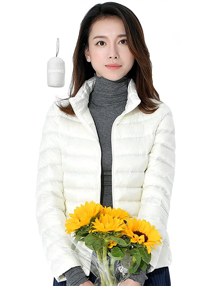 【送料無料】Bvaeocl ダウンジャケット レディース ウルトラライト ダウン コート ライトダウン 軽量 防風 防寒 暖かい 収納袋付き 秋冬 BV48 色...