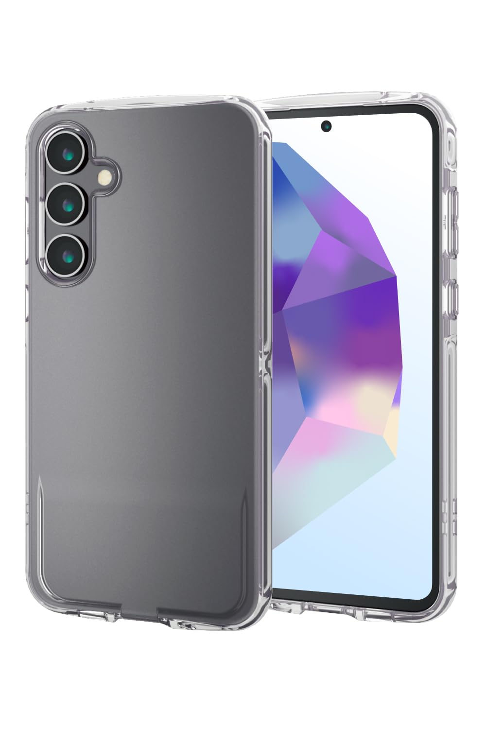 【送料無料】エレコム Galaxy A55 5G SC-53E ケース カバー ハイブリッドケース ソフト TPU ストラップ ホール 耐衝撃 衝撃吸収 ワイヤ...