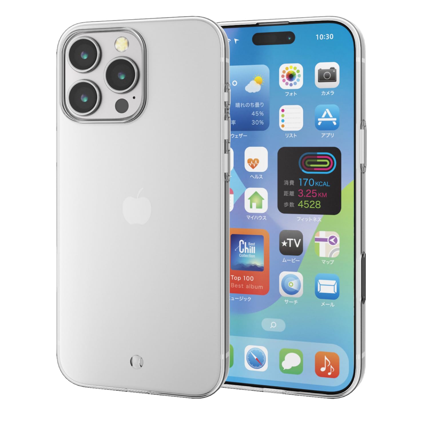 【送料無料】エレコム iPhone 16 Pro Max ケース クリア 耐衝撃 衝撃吸収 ソフト TPU ストラップホール付き 4つ角エアークッション ストラ...