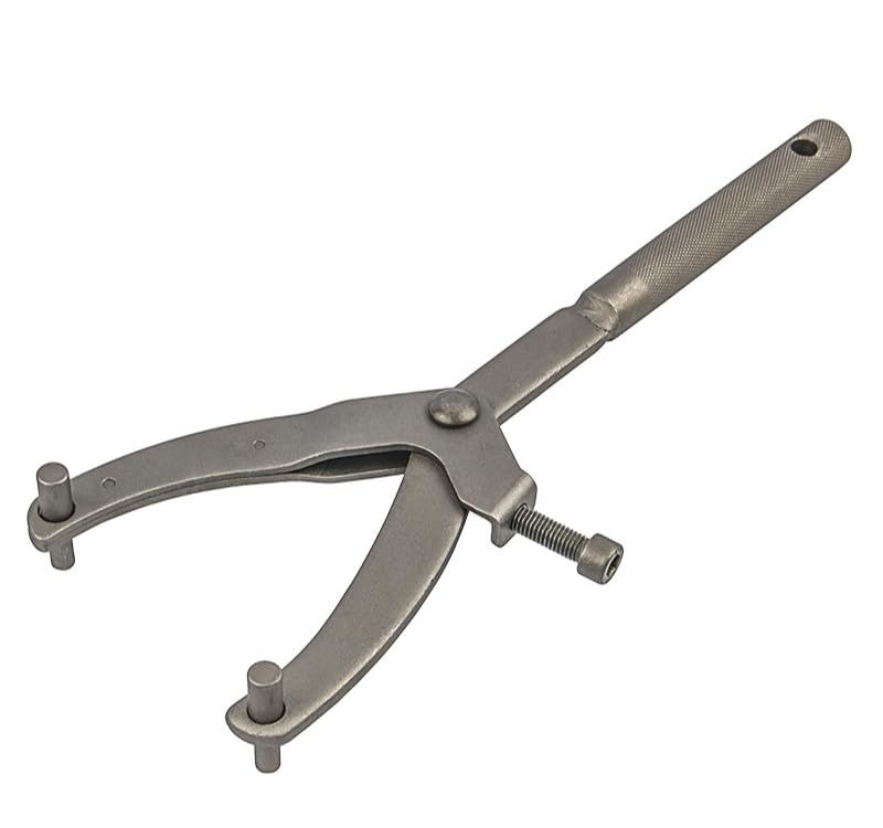 【送料無料】バイク用プーリーホルダー, Y型ペンチ, ピン間隔27-110mm調整可能, プーリー脱着ツール, 2..