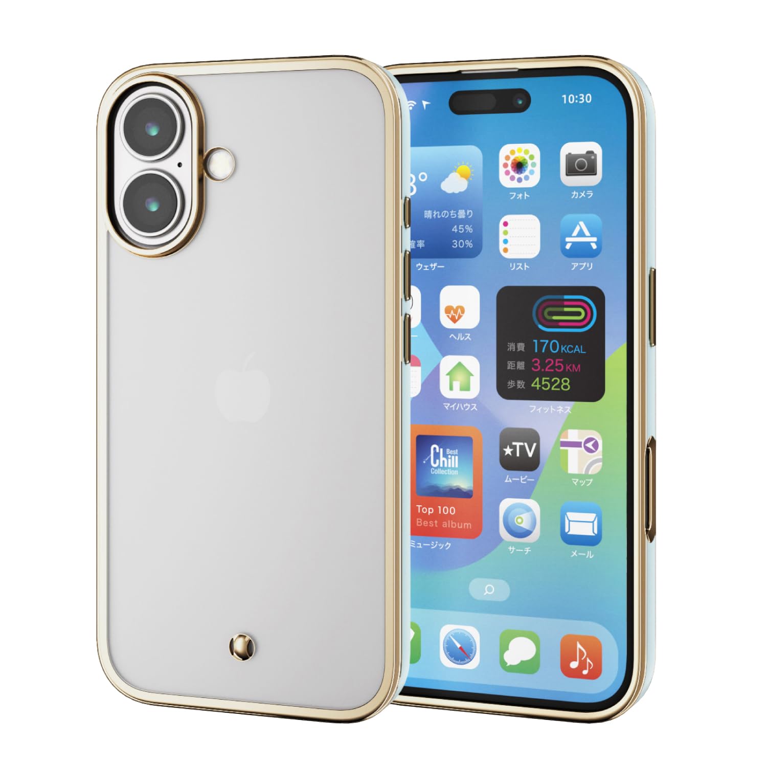 ������̵���ۥ��쥳�� iPhone 16 ������ ���ꥢ ���� �᥿��å� �ե졼�� ���ե� TPU ���ȥ�åץۡ����դ� &me ���襤�� ������� �饤�ȥ�...
