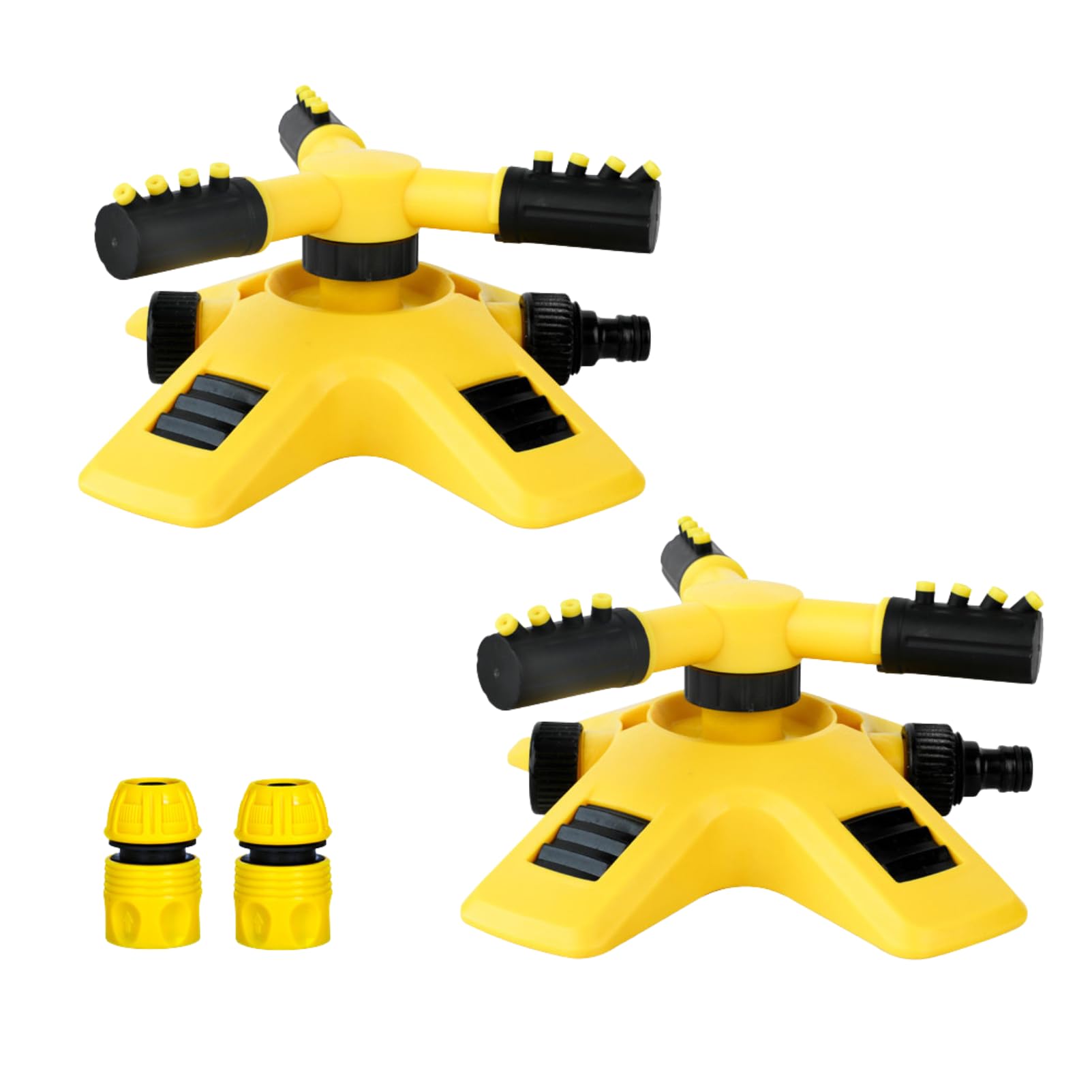 【送料無料】Riblind スプリンクラー 回転式 360度 自動回転 散水機 2種類噴射モード 2個セット 庭 芝..