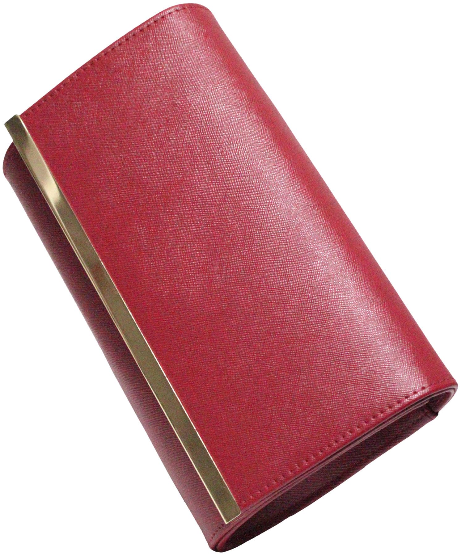 【送料無料】[エス・ピー・ラボ] エレガント イブニングバッグ クラッチバッグ パーティーバッグ シルバー ゴールド 色：レッド、サイズ：F