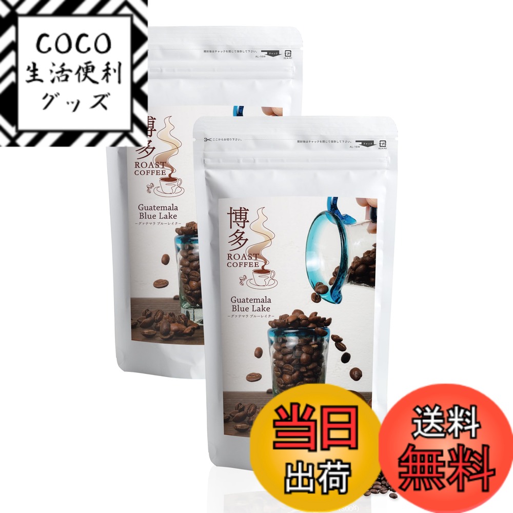 【送料無料】コーヒー豆 博多ローストコーヒー 【焙煎】 深煎り 苦み コク (保存 便利 ジップ式) ...