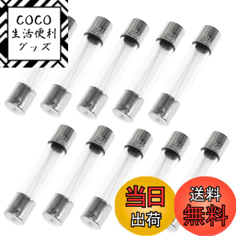 【送料無料】ガラス管ヒューズ 250V 定格電流 シバ管ヒューズ ミニ管 ヒューズ ファストブロータイプ ガラスミニ管ヒューズ φ6x30mm 10本入り サイズ：10A
