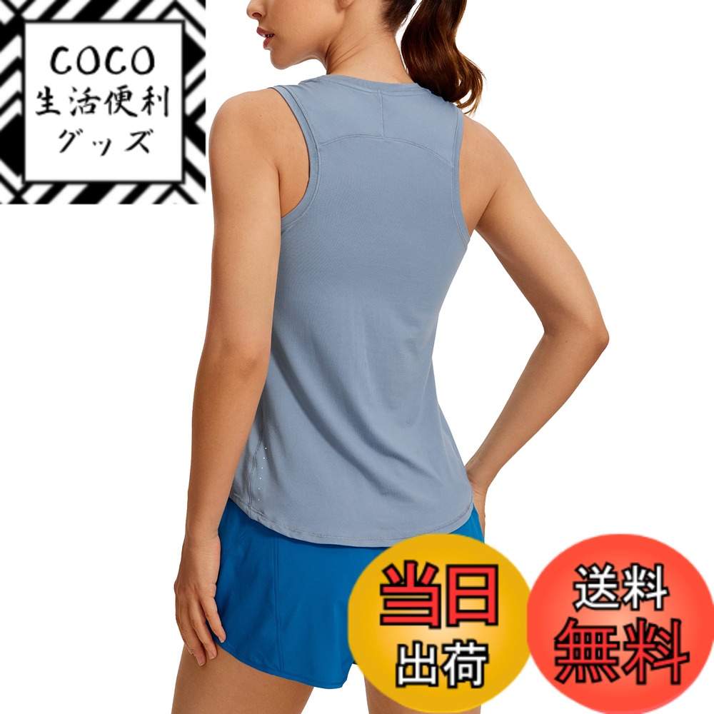 【送料無料】[CRZ YOGA] タンクトップ スポーツウェア トップス レディース ノースリーブ ハイネック ..