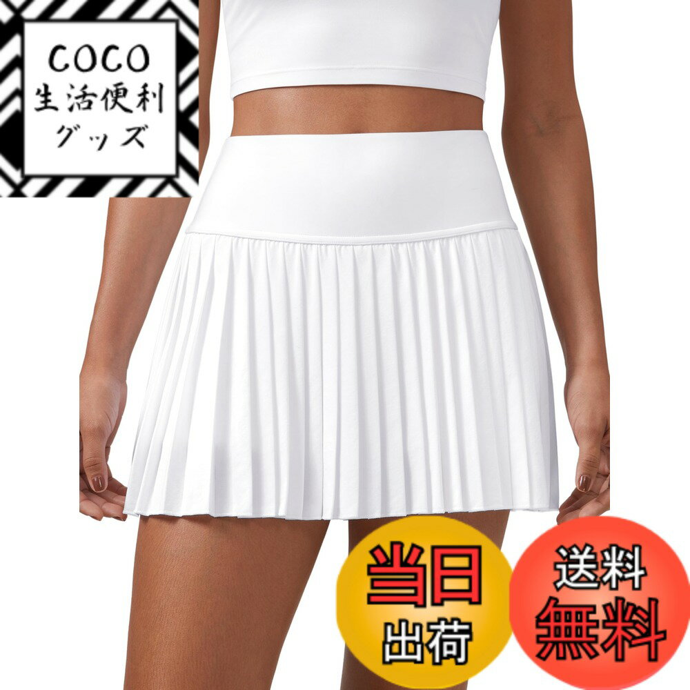 【送料無料】[CRZ YOGA] テニス スカート ゴルフ スコート プリーツ インナーショーツ付き ...