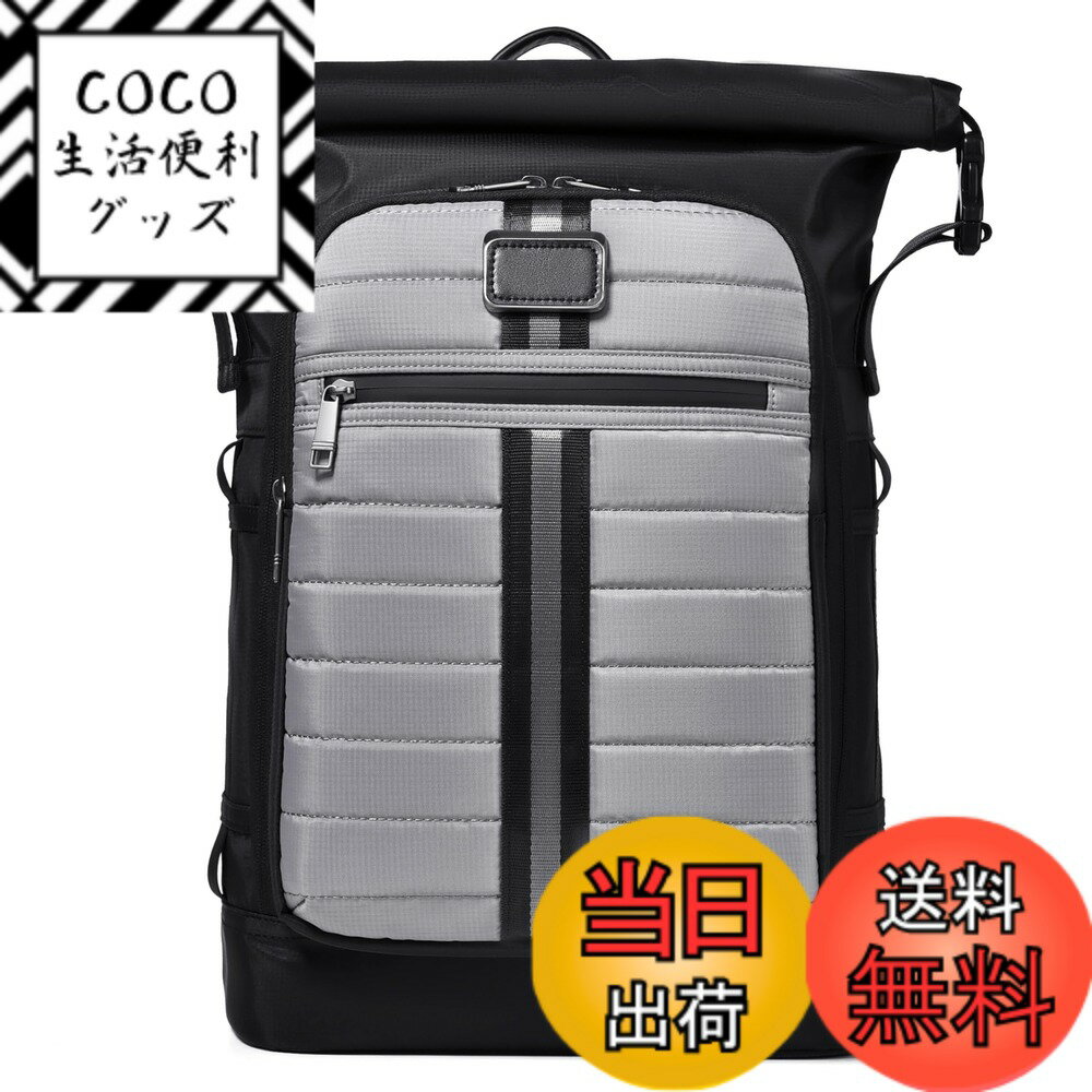 【送料無料】[FSD.WG] リュック おしゃれ 人気 バックパック カジュアル 大容量 通学 軽量 防水 丈夫 タウンリュック 4色 色：ブラック、サイズ：L