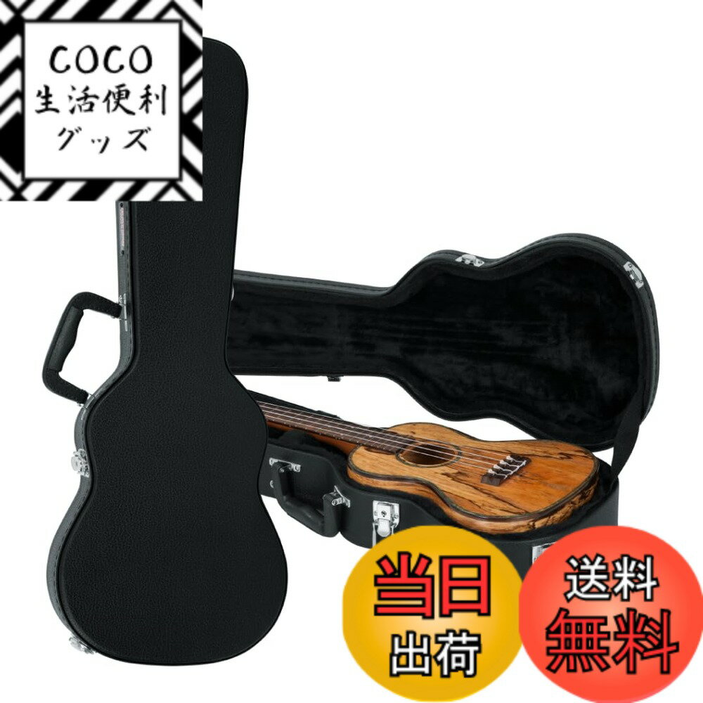 【送料無料】GATOR ゲーター ウクレレ用 ハードケース GWE Series 合板製Tolexラミネート加工 GWE 【国内正規品】 色：ブラック、サイズ：テナー
