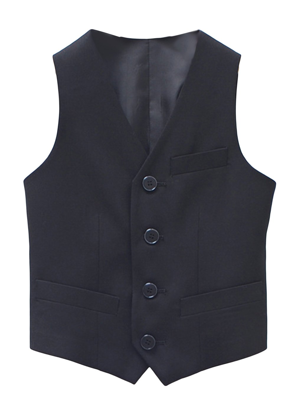 【送料無料】 キッズ ベスト フォーマル 子供服 スーツ 男の子 紳士服 Vネック ボーイズ ジュニ ...
