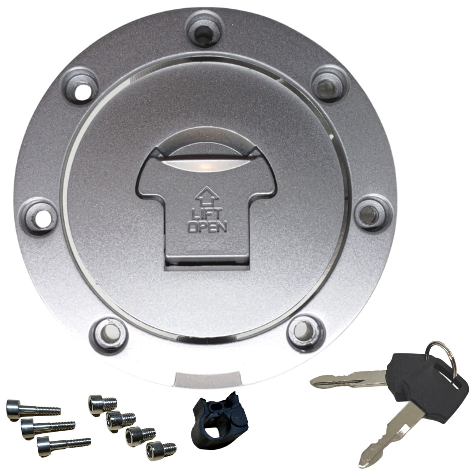 【送料無料】【ティーグルブラン】 カワサキ オイル キャップ フューエル タンク ガソリン 燃料 鍵付き..