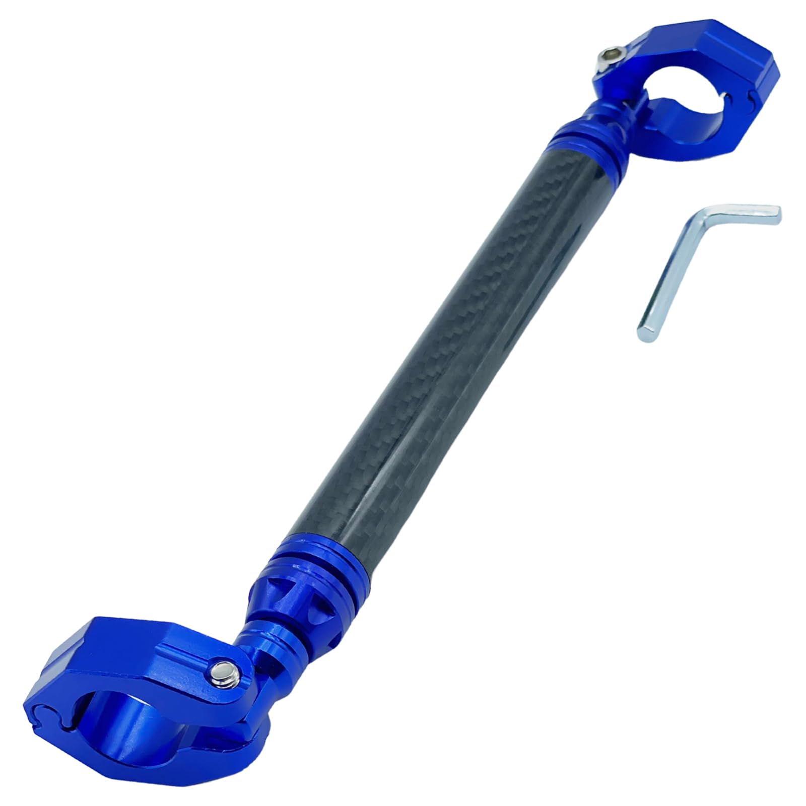 【送料無料】TIGRE BLANC バイク用 ハンドルブレース クランプバー 汎用 ハンドルバー アジャスト 長さ..