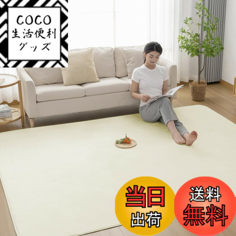 【送料無料】Matdeco カーペット SY-I001-FT 色：アイボリー、サイズ：200x250 ...