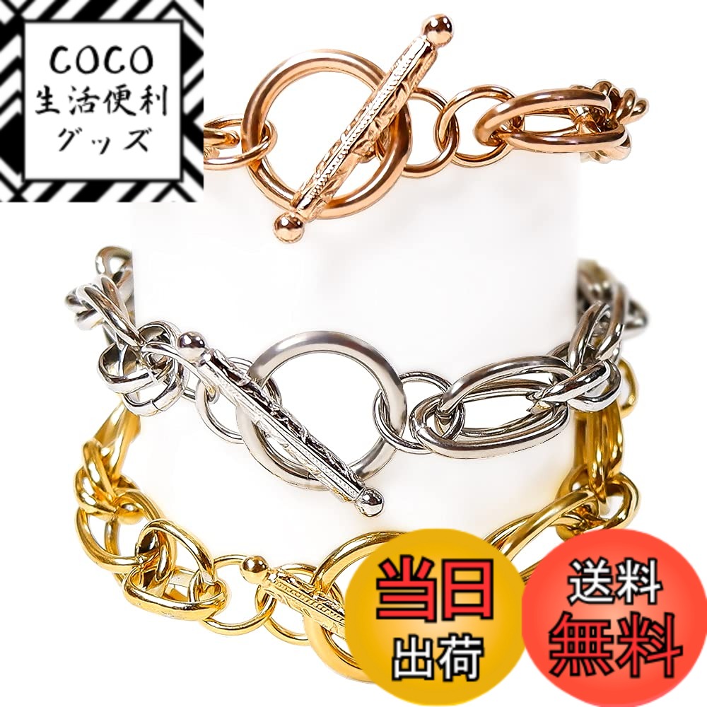 【送料無料】ハワイアンジュエリー ブレスレット チェーン レディース メンズ スクロール 波 金属ア ...