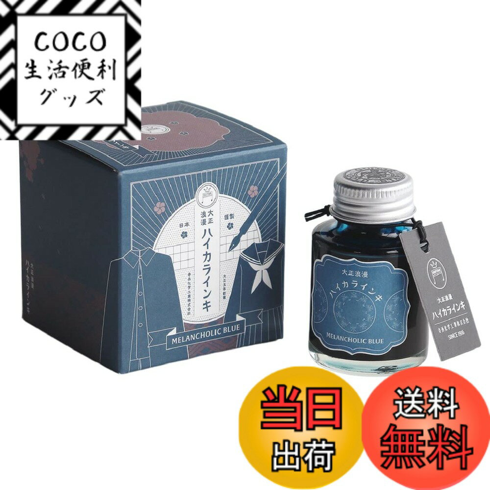 【送料無料】寺西化学 ギター 大正浪漫ハイカラインキ 色：ブルー、サイズ：40 ml