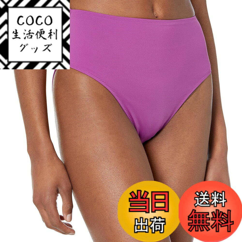 【送料無料】[ Essentials] ビキニショーツ ハイカット ハイウエスト レディース 色：バイオレット、サイズ：4XL