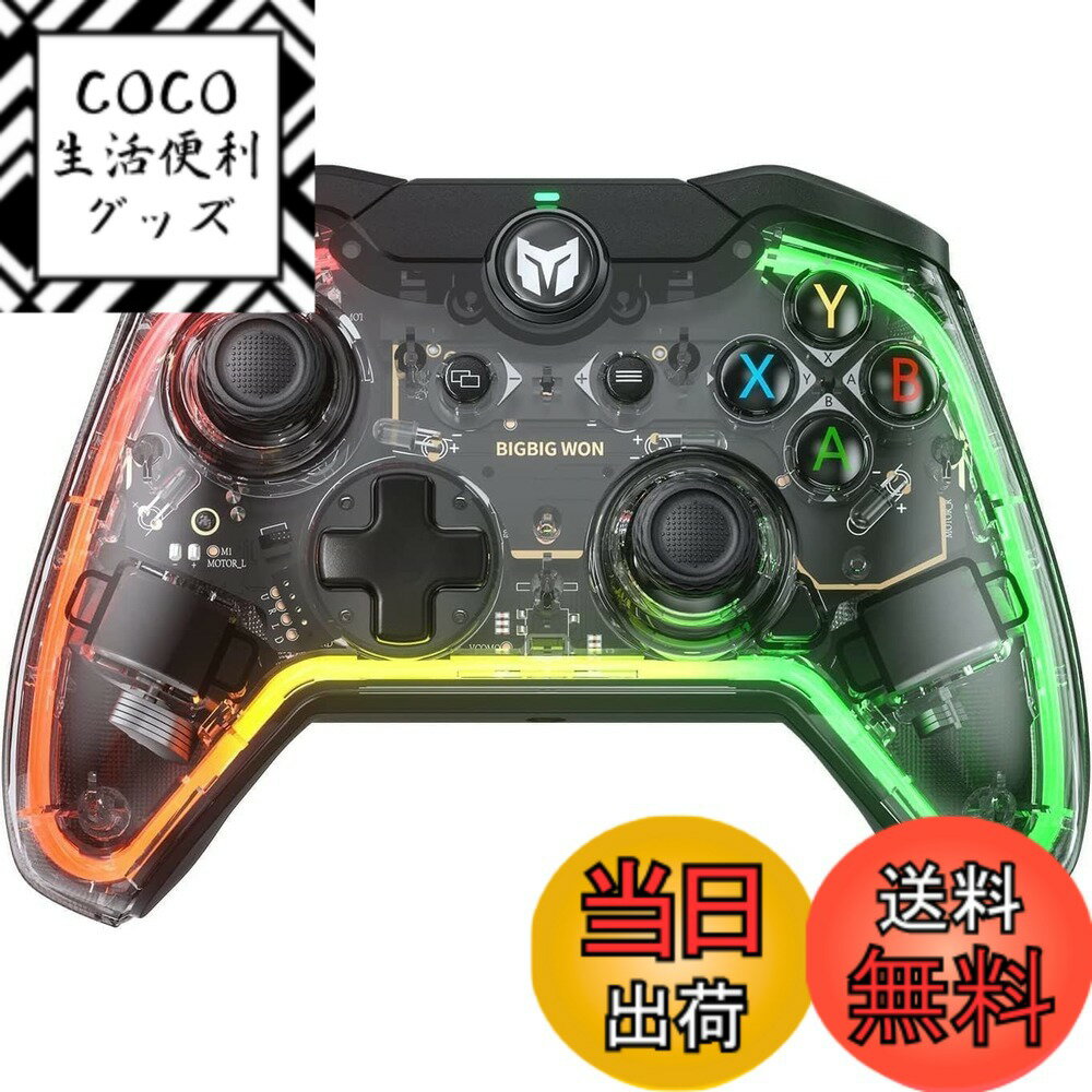 【送料無料】BIGBIG WON コントローラー 色：透明、サイズ：RAINBOW S