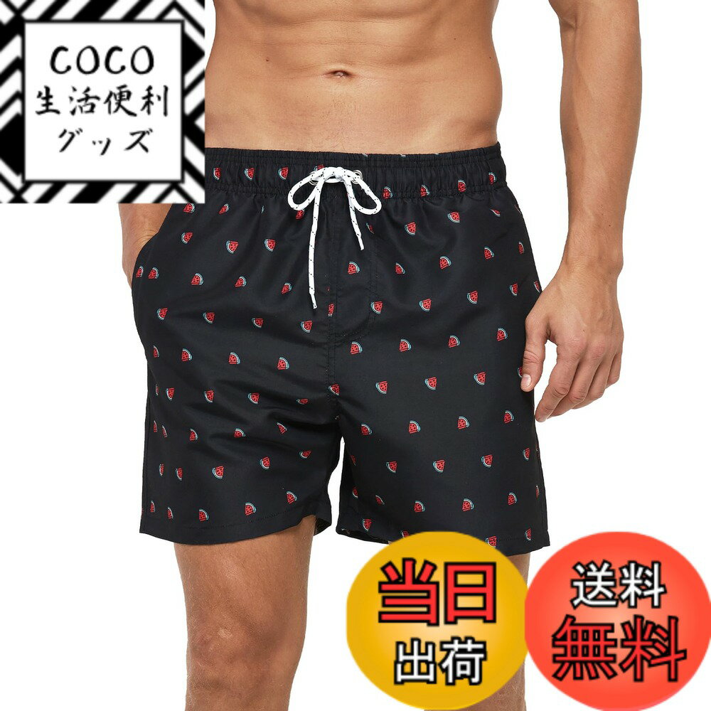 【送料無料】[Yotonna] ヨトンナ ハワイ風 海水パンツ 水着 サーフパンツ メンズ 海パン [水陸両用・吸..