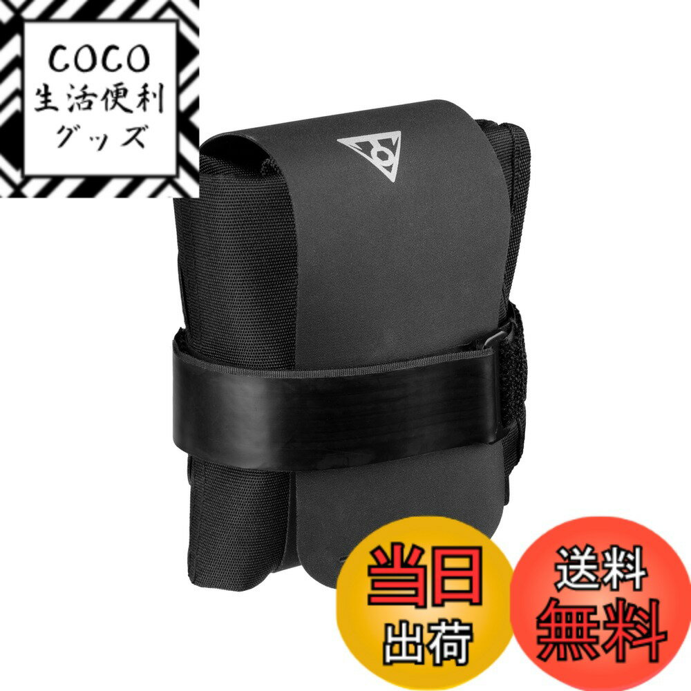 【送料無料】[Topeak] サイクルロールサドルバッグ。 Burrito Pack Slim ブラック///ホワイト 色：ブラック///ホワイト、サイズ：One Size
