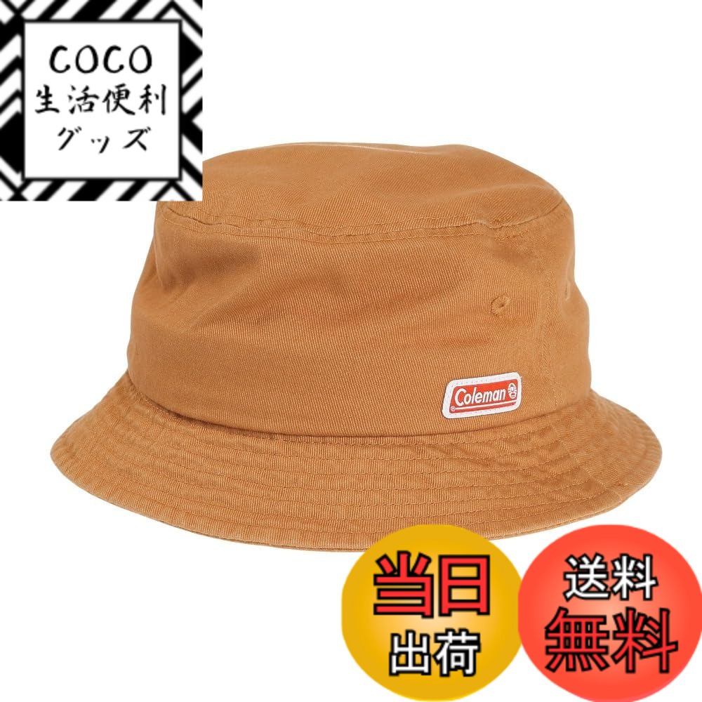 【送料無料】コールマン（Coleman） ベーシックバケットハット 187-0032 CAML （キャメル/FF/Men's）