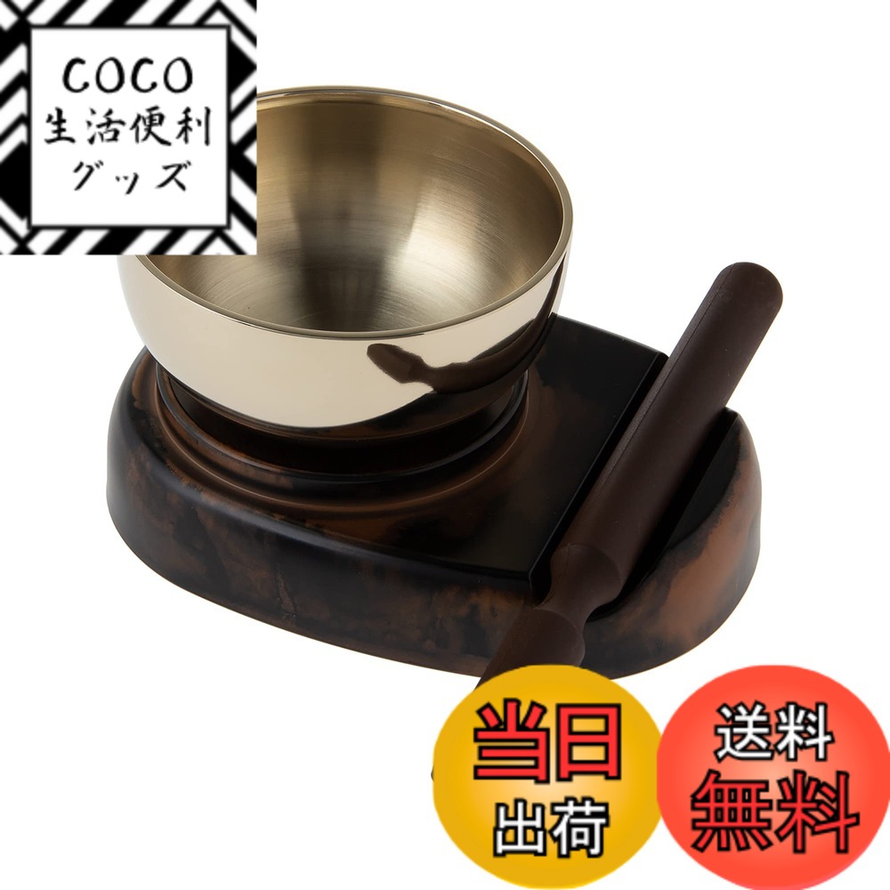 【送料無料】サンメニー_こだち_りん台セット_色_スタイル 色：02) 黒丹色、サイズ：2.3寸