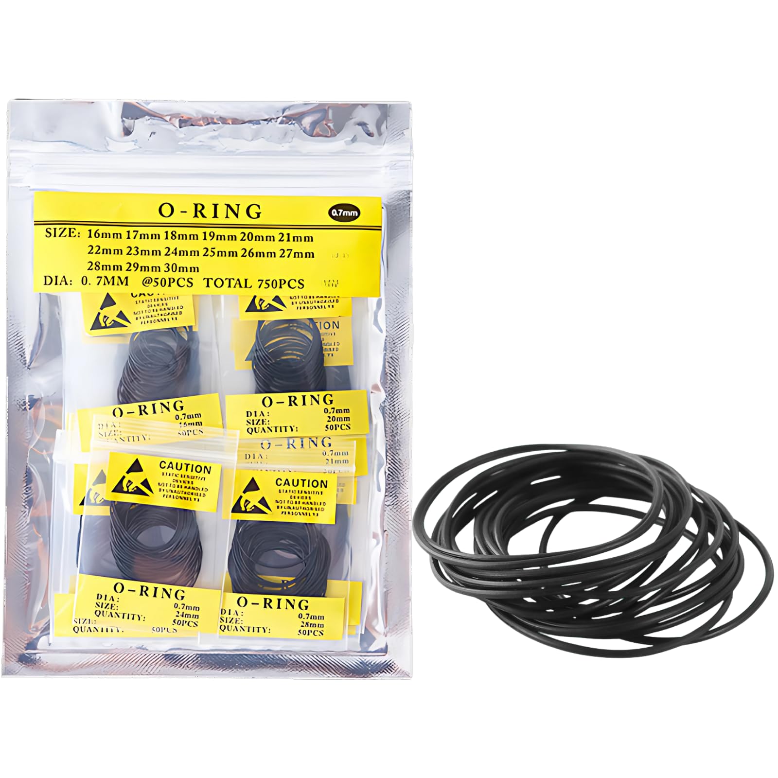 【送料無料】MagZen 腕時計Oリング 交換用ガスケットセット 15サイズ 約750個入り 防水  ...