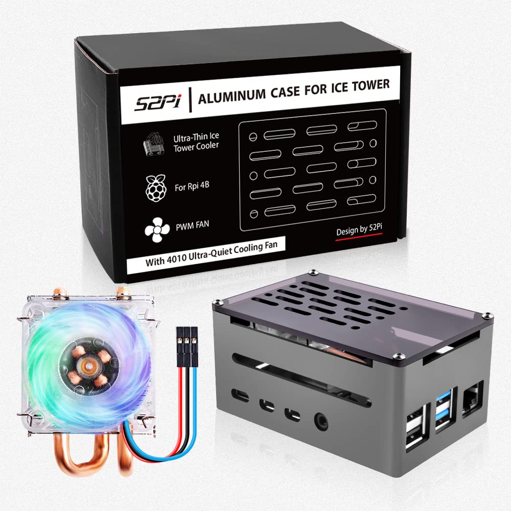 【送料無料】GeeekPi Raspberry Piメタルケースには、ファンRaspberry Pi ...