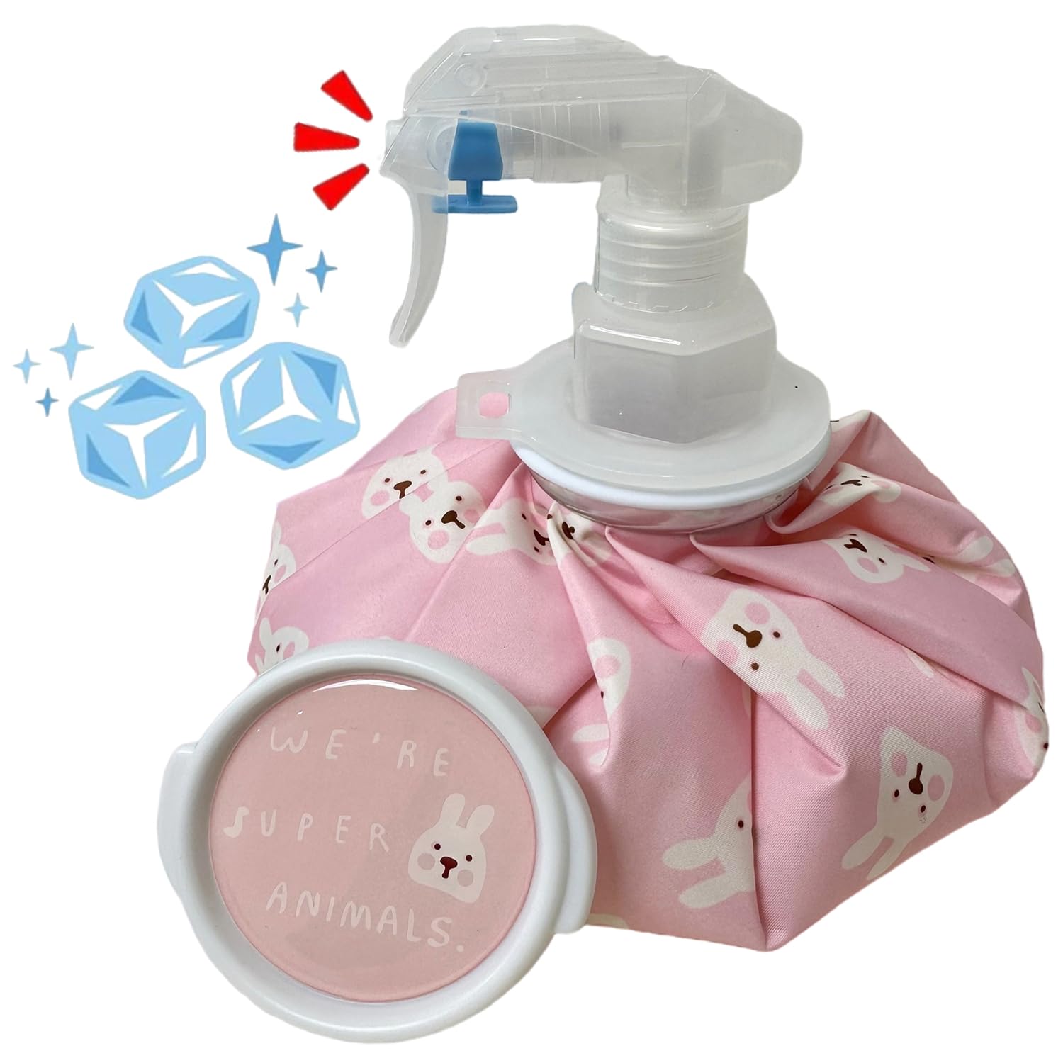 【送料無料】MIYOSA アイシングバッグ 氷嚢 スプレー付き (9 inch) 氷嚢 霧吹き 大口径 水漏れ防止 ア..