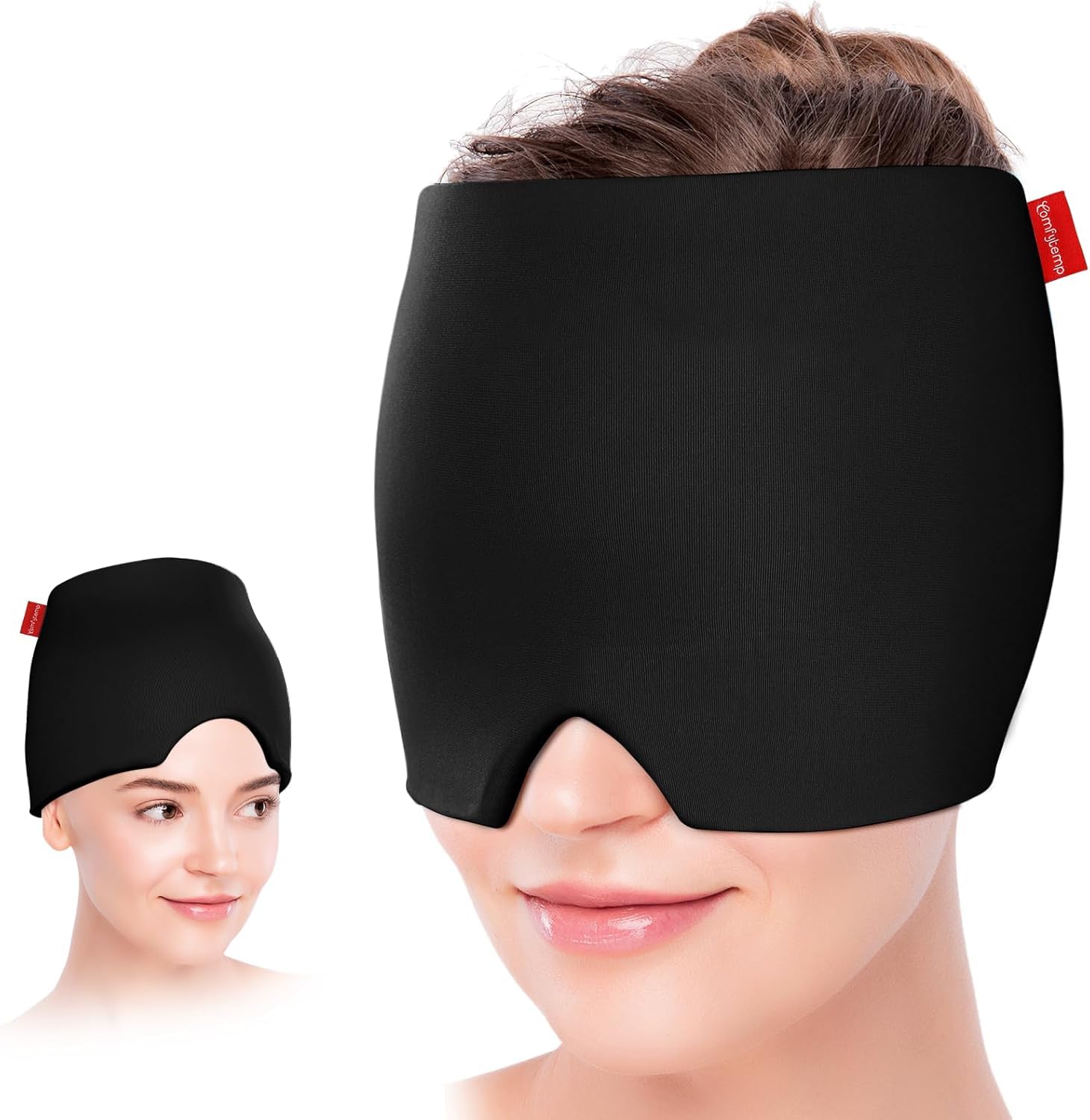 【送料無料】Comfytemp アイシングジェル 冷感キャップ 温冷両用頭部用キャップ 繰り返し使用可 目や頭..