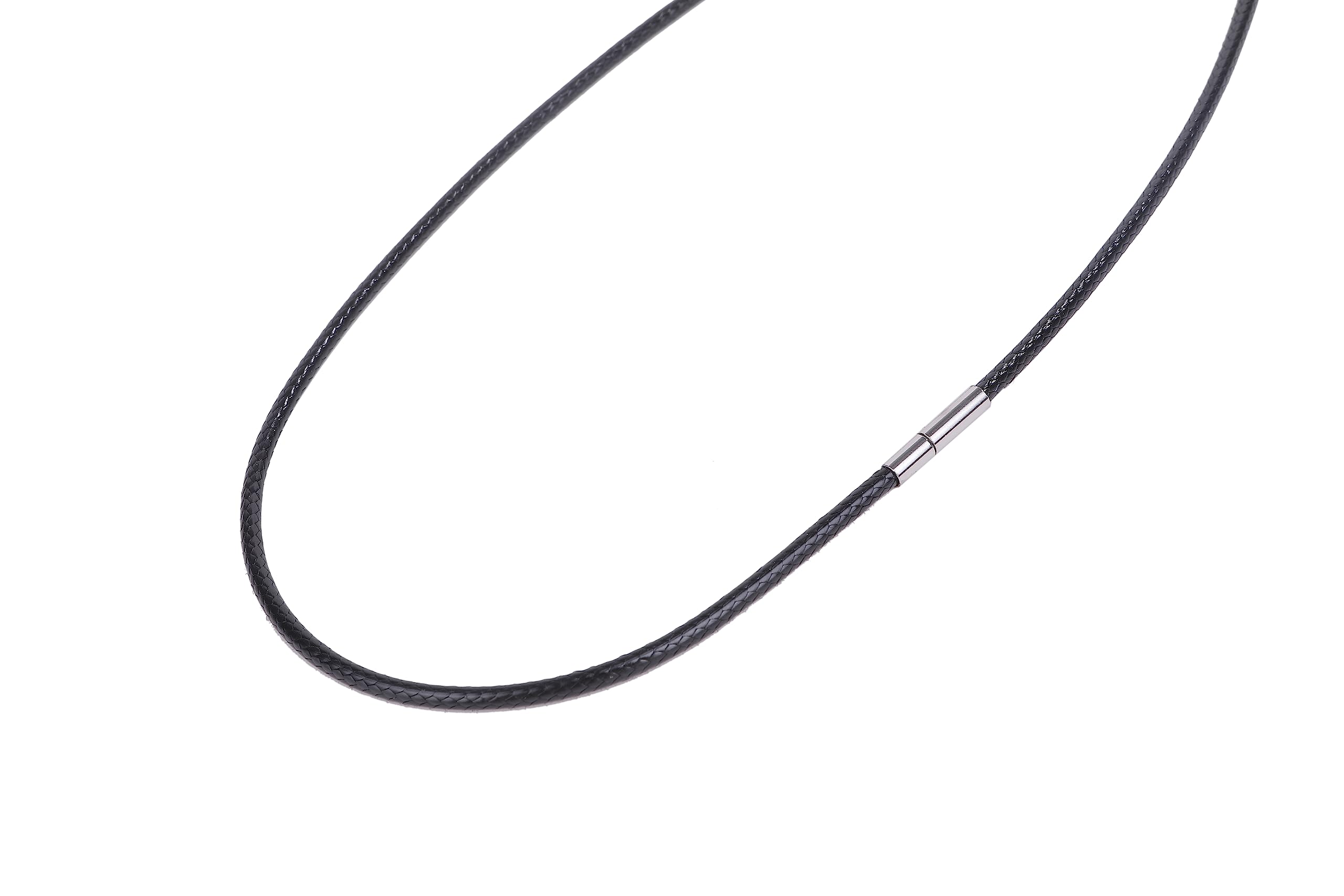 【送料無料】[ISEFUJI] メンズ チョーカー ネックレス チェーン 紐 ステンレス ワックスコード アクセ..