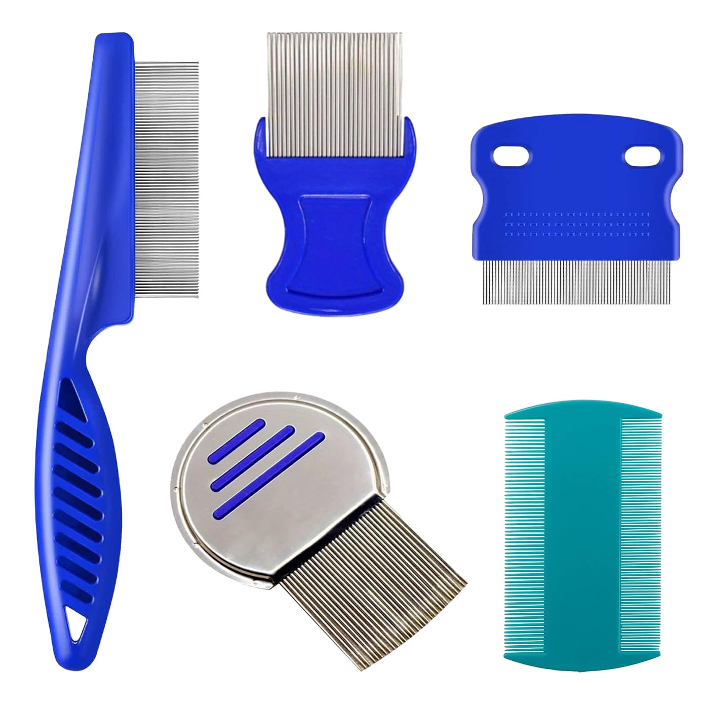 【送料無料】雲見 シラミ 櫛 5セット(あらゆる髪質と長さに適しています)極細コーム アタマジラミと ...