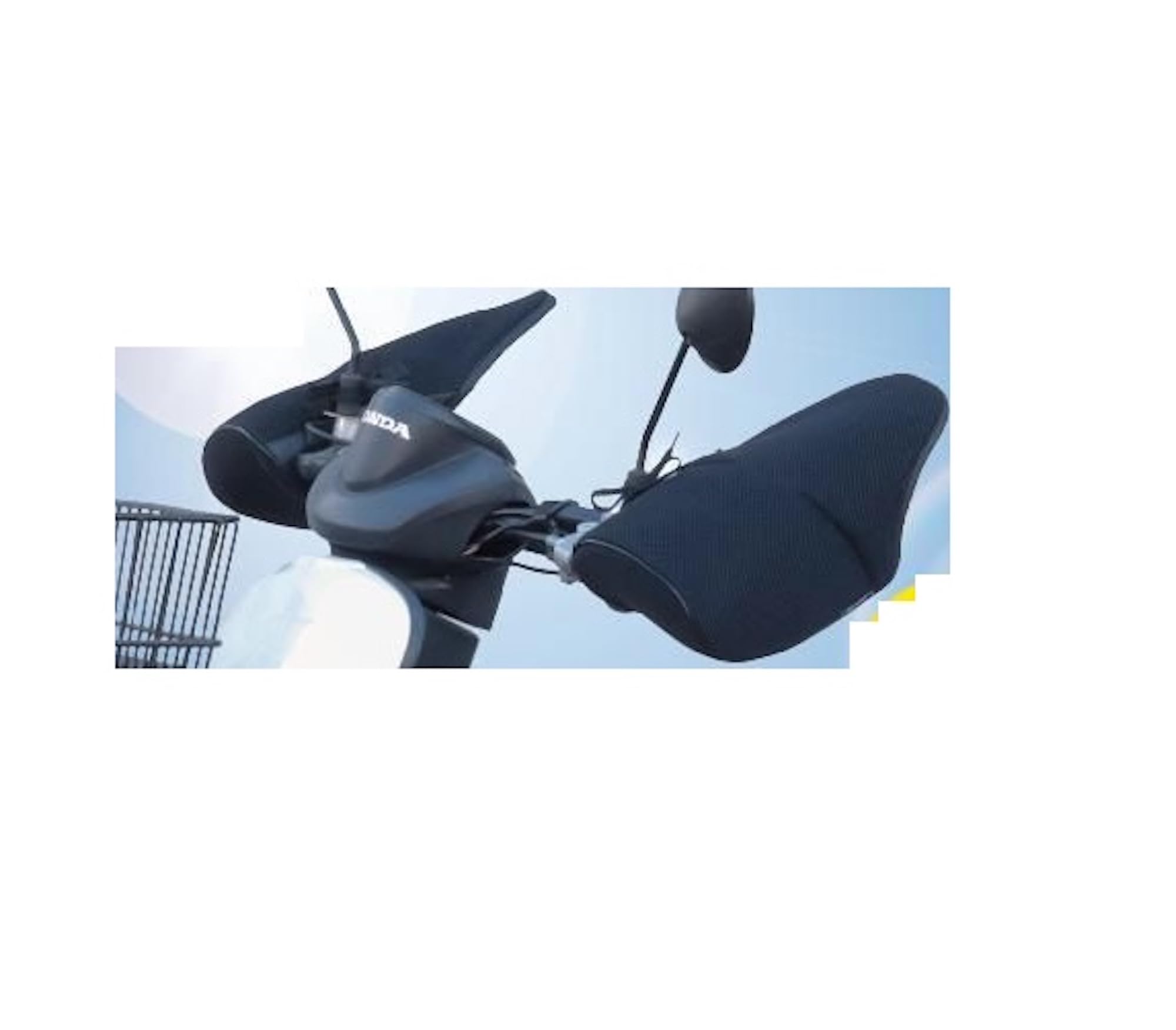 【送料無料】MARUTO(マルト) SHB-M01 バイク用サマーメッシュハンドルカバー ブラック