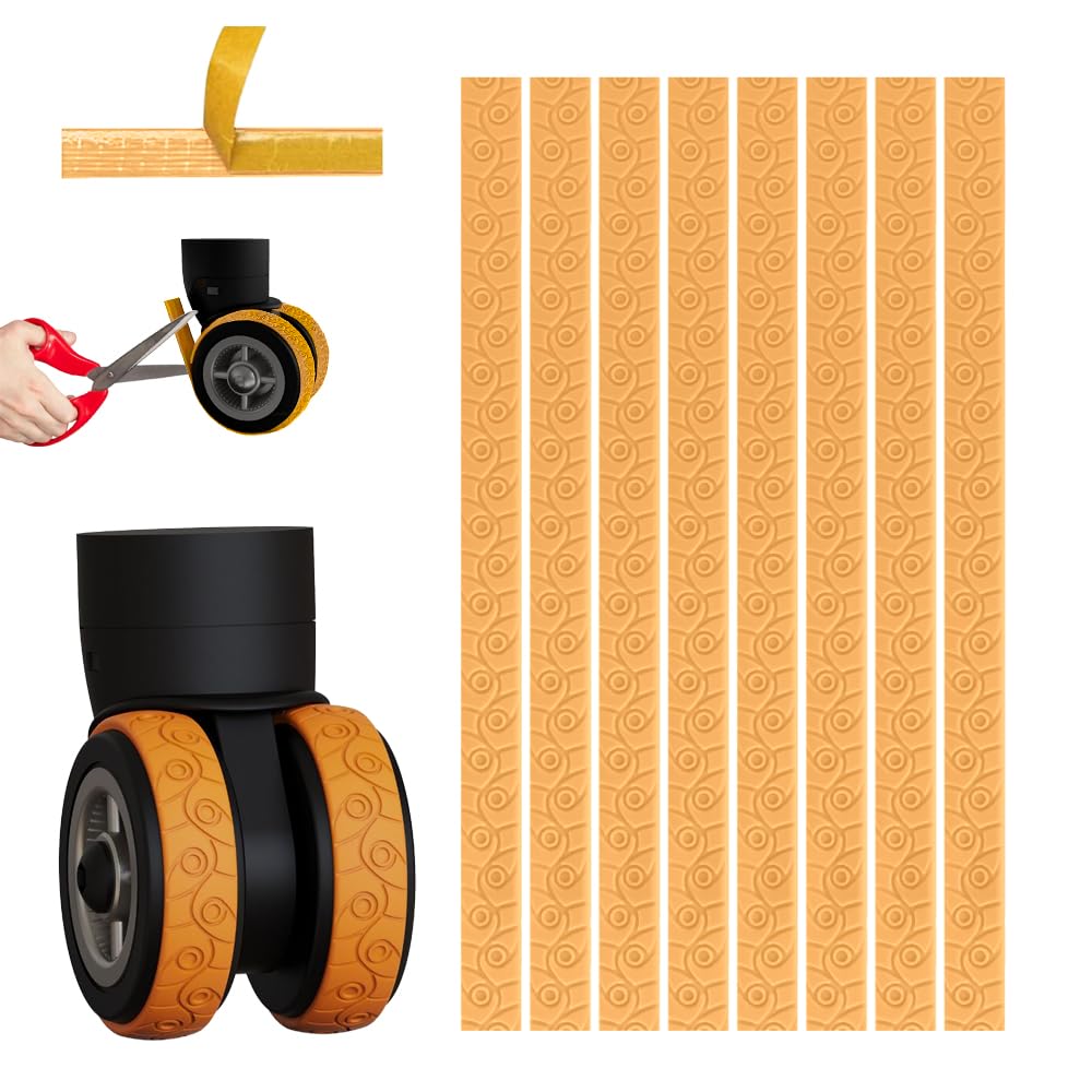 【送料無料】キャスターカバー 車輪カバー 荷物ホイール 8個セット スーツケース タイヤカバー キャリ..