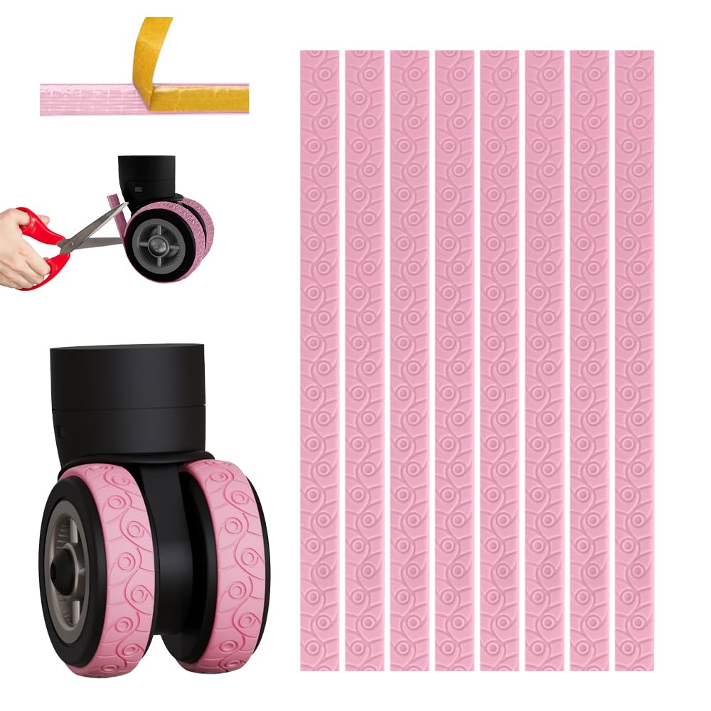 【送料無料】キャスターカバー 車輪カバー 荷物ホイール 8個セット スーツケース タイヤカバー キャリ..