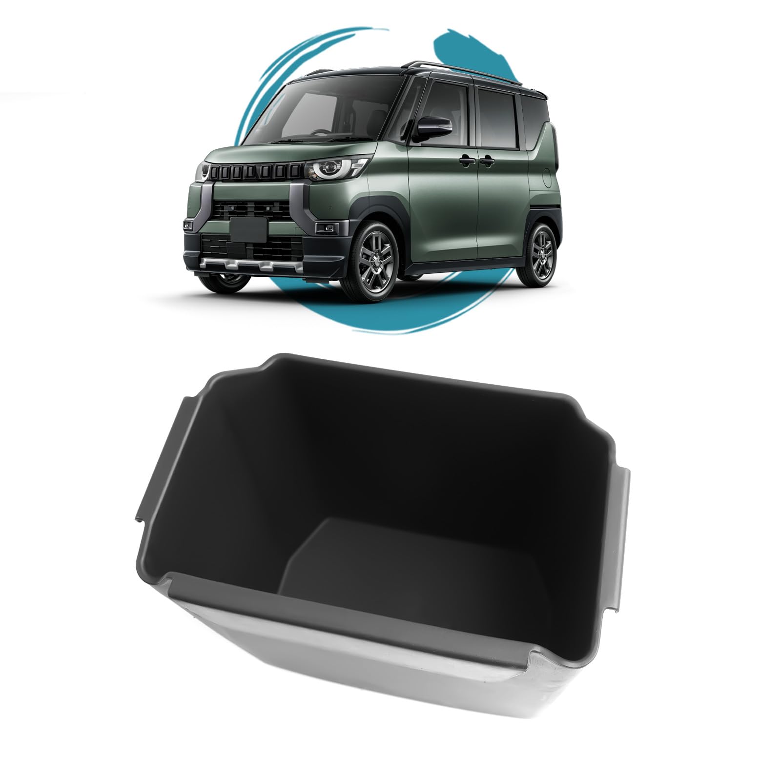 【送料無料】ruiya 2023 新型 三菱 デリカミニ b3系/eKクロス/eKスペース/eKスペース/eKワゴン/日産 デイズ/ルークス 専用 コンソールトレイ コンソールボックス コンソール トレイ 収納 ボックス デリカ ミニ アクセサリー 収納 パーツ センターコンソール 車内収納 イ