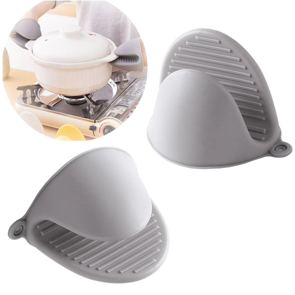 【送料無料】YIXINLYMY 鍋つかみ 耐熱ミトン 耐熱 250度 ダッチオーブン スキレット フライパン 鍋 グ..