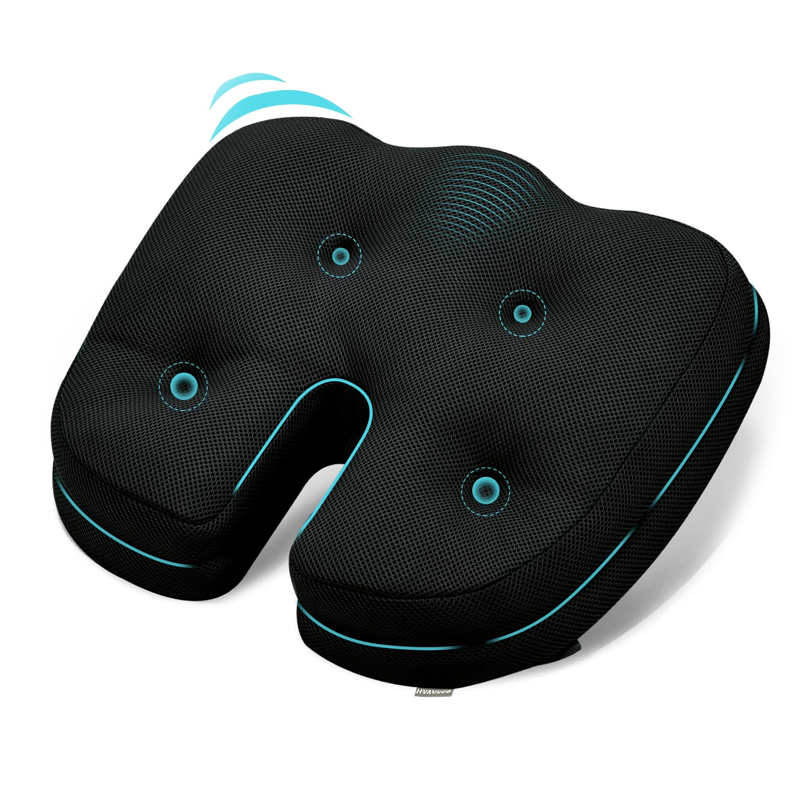 【送料無料】HAVARGO 椅子 クッション 低反発+高反発 二層構造 座布団 お尻が痛くならない  ...