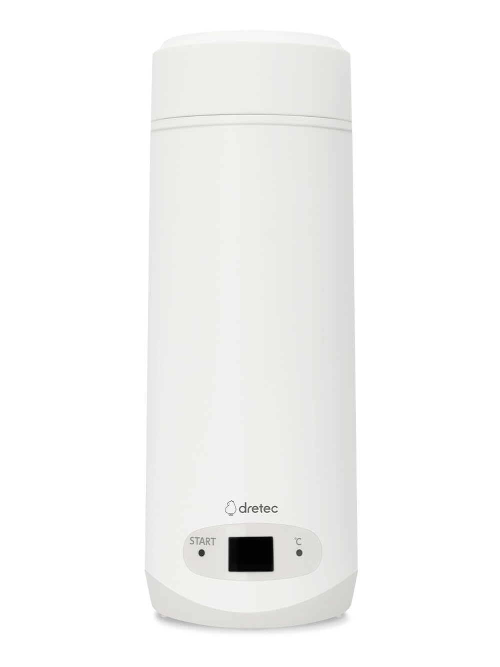 【送料無料】ドリテック 沸かせる温度調節機能付きボトル｢沸かせる温調ボトル｣ ホワイト PO-166 ...