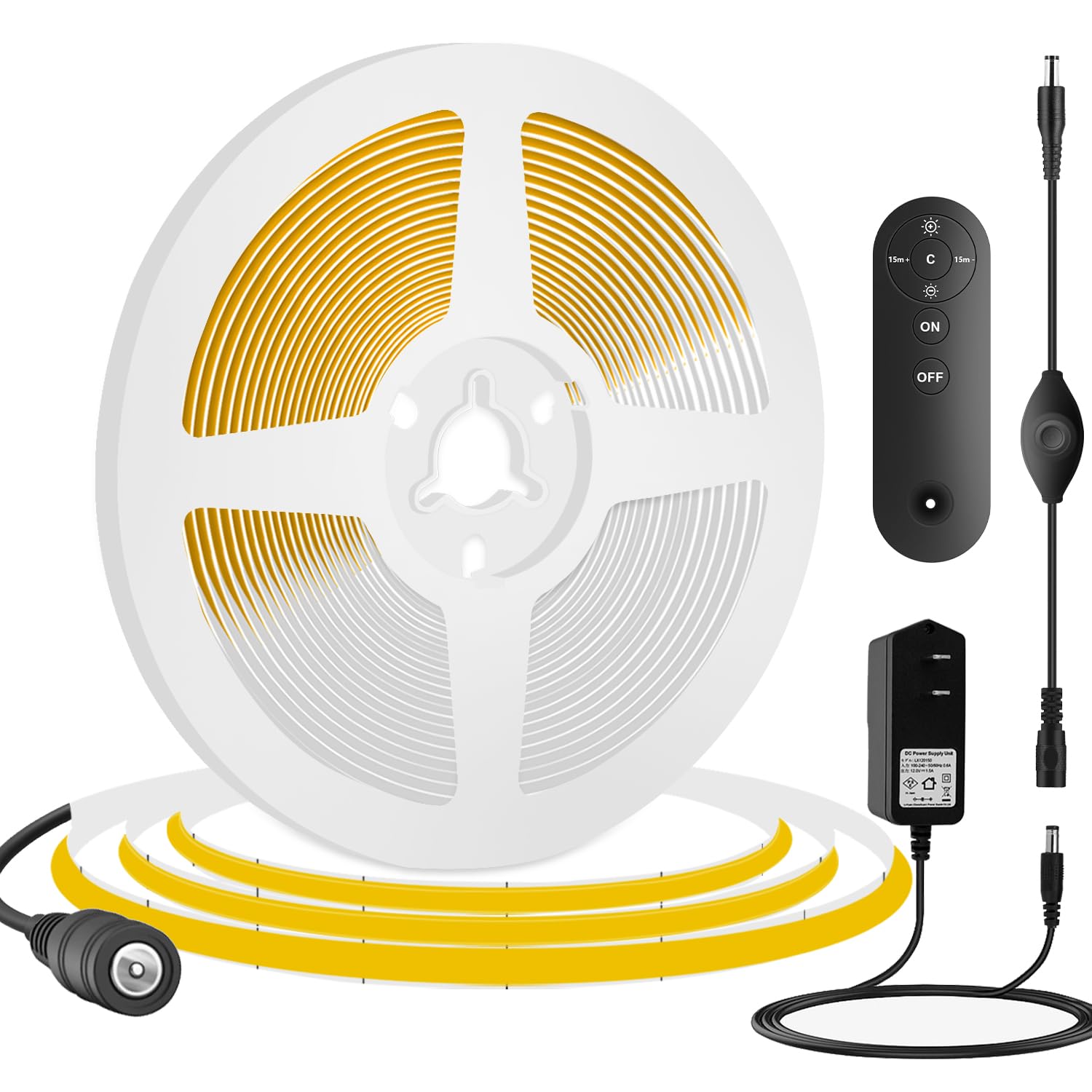 【送料無料】【RYE】 COB テープライトLEDストリップライトフレキシブル 幅5mm 高密度 隠れたLEDテープ..