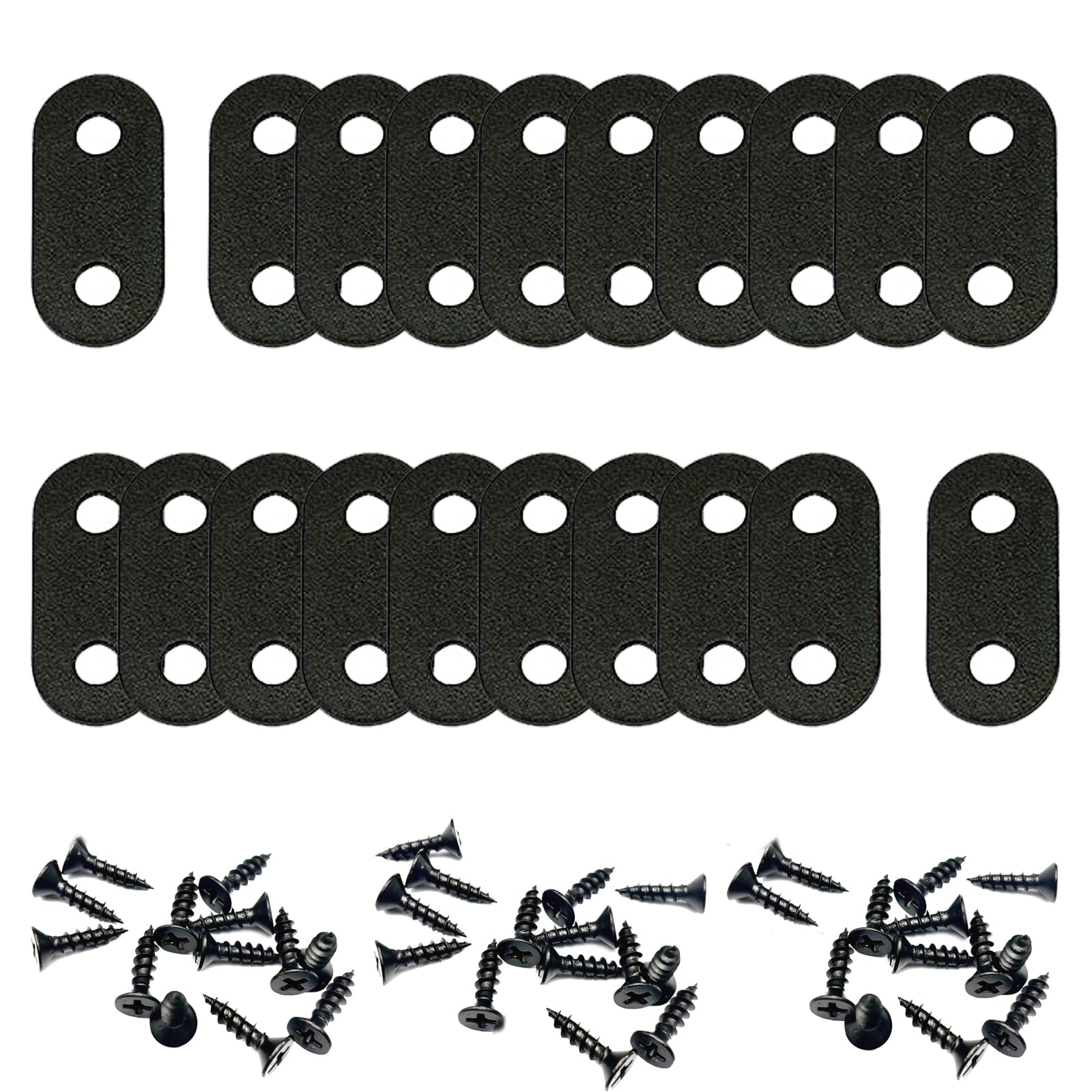 【送料無料】BTtime ジョイント金具 20個セット ステンレス I字金具 棚受け金具 固定金具 固定板 フラ..