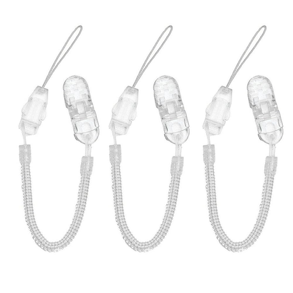 【送料無料】[LOYELEY] コイルストラップ 3本セット カールコード ストラップ クリップ 細タイプ クリ..