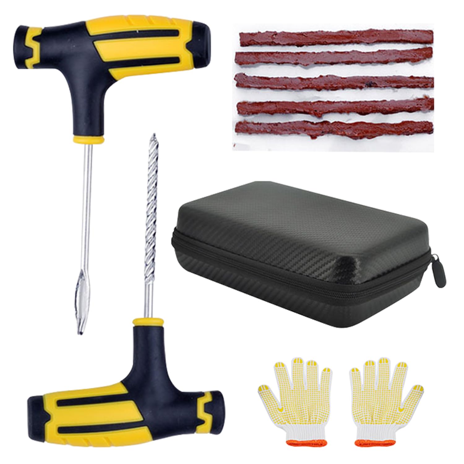 【送料無料】ANYTOP タイヤ修理キット タイヤパンクラバー パンク修理キット パンク修復 インサートプ..