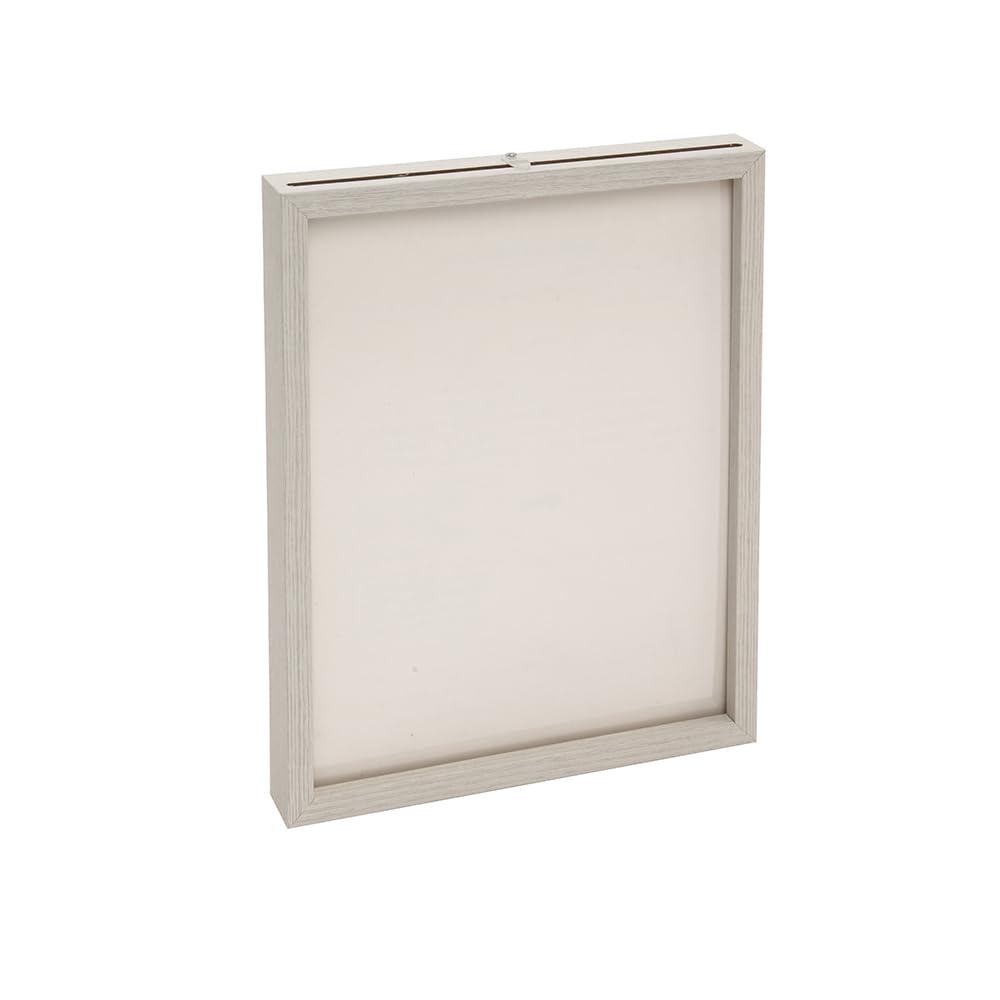 【送料無料】やのまん(Yanoman) 木製パズルフレーム プチ2専用インテリアスタンドフレーム ホワイト (16.5×21.5cm) パネル 額 白 天然木使用