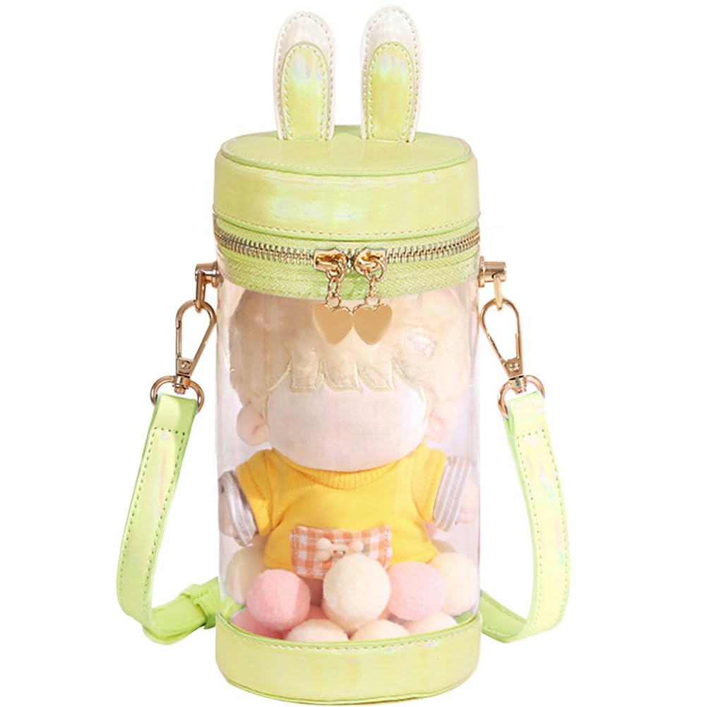 【送料無料】[YUYAKESHI] 痛バ 見せバッグ ショルダーバッグ イベント 15cmぬいぐるみ用 兎耳 2WAY 外..