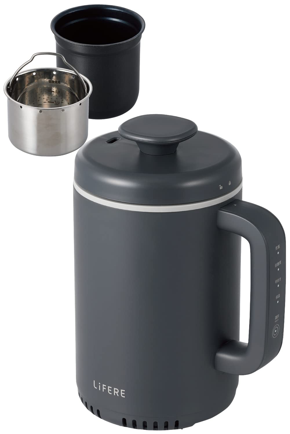 【送料無料】エレコム IH炊飯器 小型 1合炊き コンパクト設計 低糖質モード 一合厚釜採用 ひとり ...