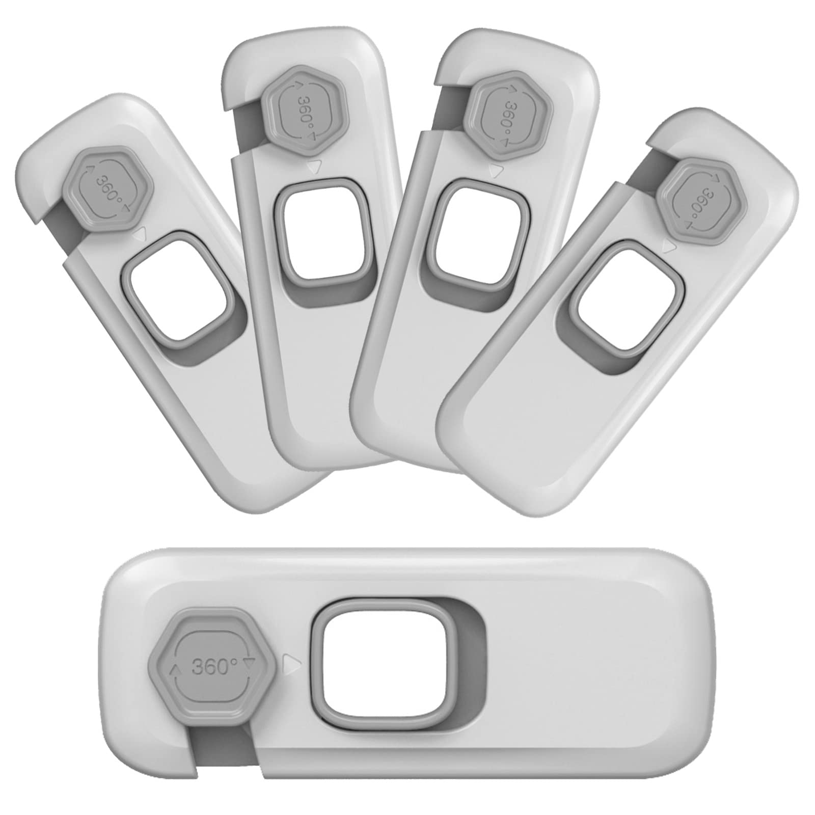 【送料無料】BTtime チャイルドロック 5本セット ドアロック 引き出しロック キャビネットロック冷蔵庫 ストッパー 簡単開閉 ベビーガード いたずら防止 ...