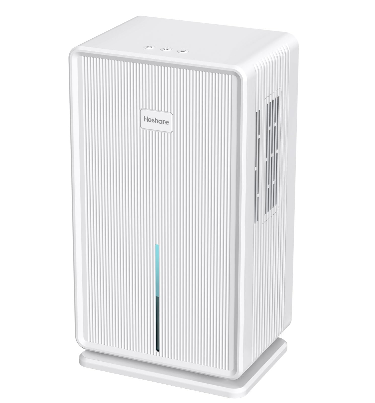 【送料無料】Heshare 除湿機 大容量 3L 強力 梅雨・湿気対策 満水停止 5-15畳対応 省エネ 静音 除湿器 コンパクト 湿気取り 部屋干し カビ対策 小型【正規品】 軽量 じょしつき 7色ランプ オフィス/台所/自宅/面台/脱衣所/キッチン ハンドル付き(ホワイト)