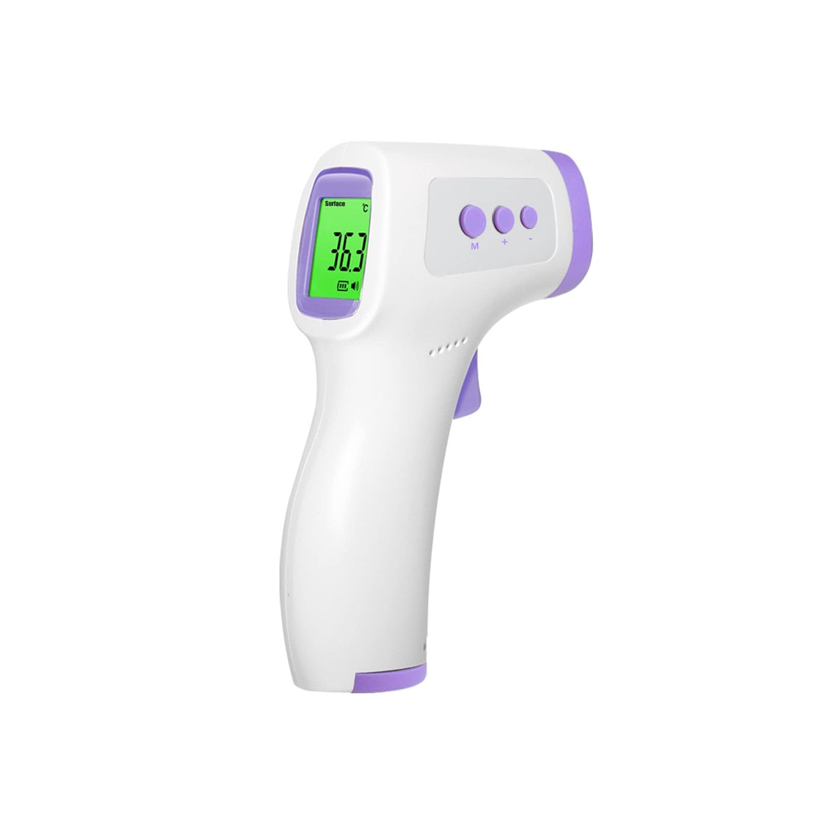 【送料無料】FIDAC 非接触式電子温度計 非接触式 赤外線： 1秒測定 32回記録 測定距離 3-5cm 赤外線温度計 パープル FDGP300-PL