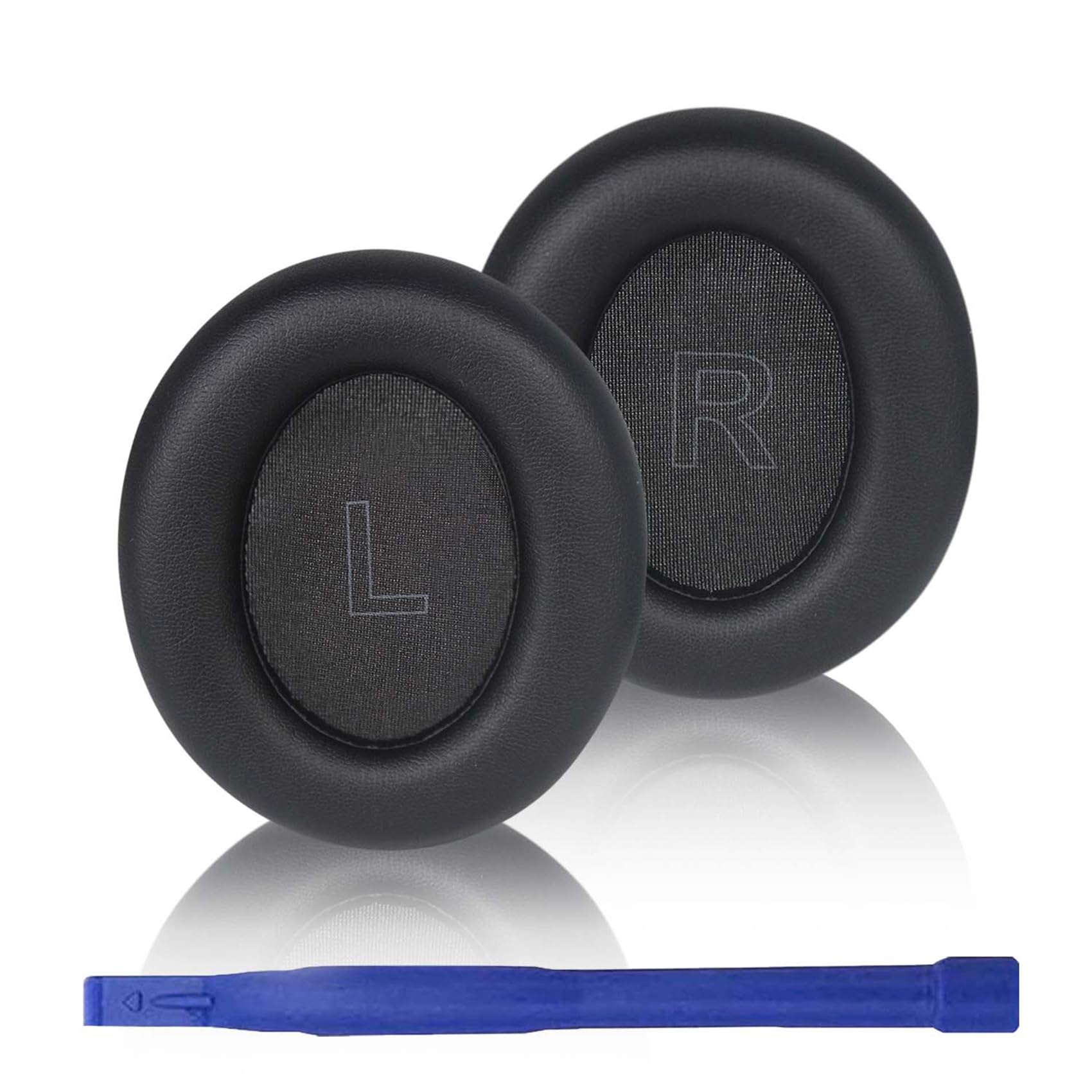 【送料無料】Q35 イヤーパッド Anker Soundcore Life Q30 用の非常に快適なプロテイン レザー イヤーパッド Q30 Soundcore by Anker Life Q35 ヘッドセット イヤーマフ リペア パーツ ノイズ キャンセリング イヤー カバー クッション (ブラック)