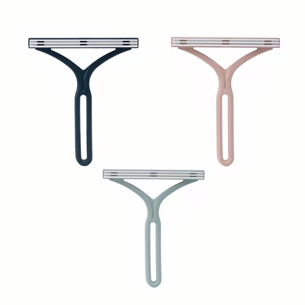 【送料無料】サムコス 毛玉取り器 3個セット 抜け毛取り 毛玉クリーナー 両面使え 生地を傷めない ペット毛 毛玉除去ブラシ 手動 けだまとり 猫用 犬用 衣類/カーペット/布団/シート/ソファー用 3色入